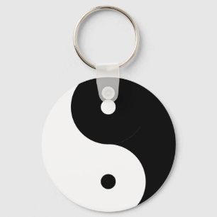 Standard Yin Yang by Kenneth Yoncich Key Ring