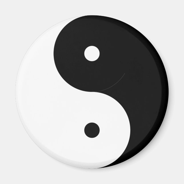 Standard Yin Yang by Kenneth Yoncich Magnet (Front)