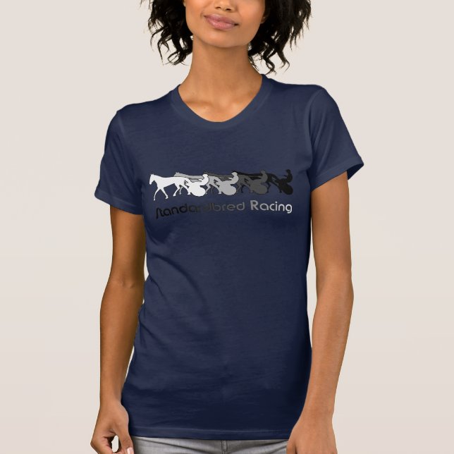 Standardbred Racing Silhouette T-Shirt (Front)