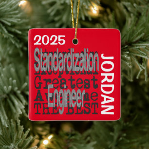 Standardisation Engineer Extraordinaire CUSTOM Ceramic Ornament