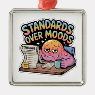 Standards Over Moods Metal Tree Decoration
