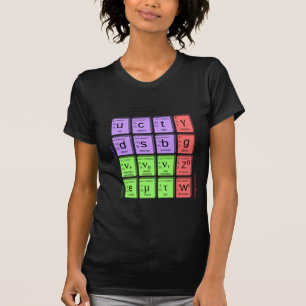 Standart model of elementary particles T-Shirt