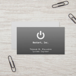 Standby on Gradient Business Card
