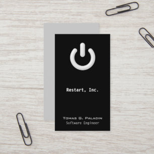 Standby (On / Off Button) Business Card