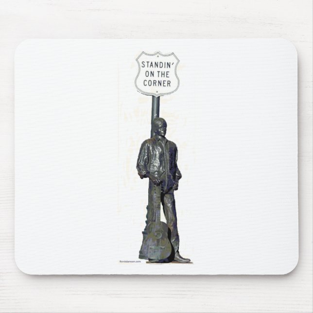Standin' on "THE" Corner! in Winslow Arizon Mouse Pad (Front)