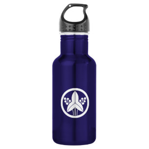 Standing arrowhead in a circle 532 ml water bottle