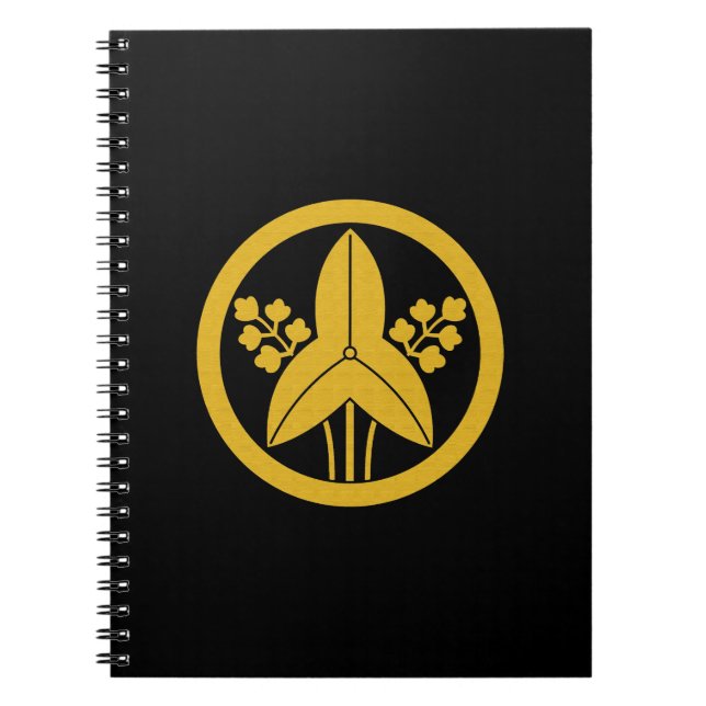 Standing arrowhead in circle spiral notebook (Front)