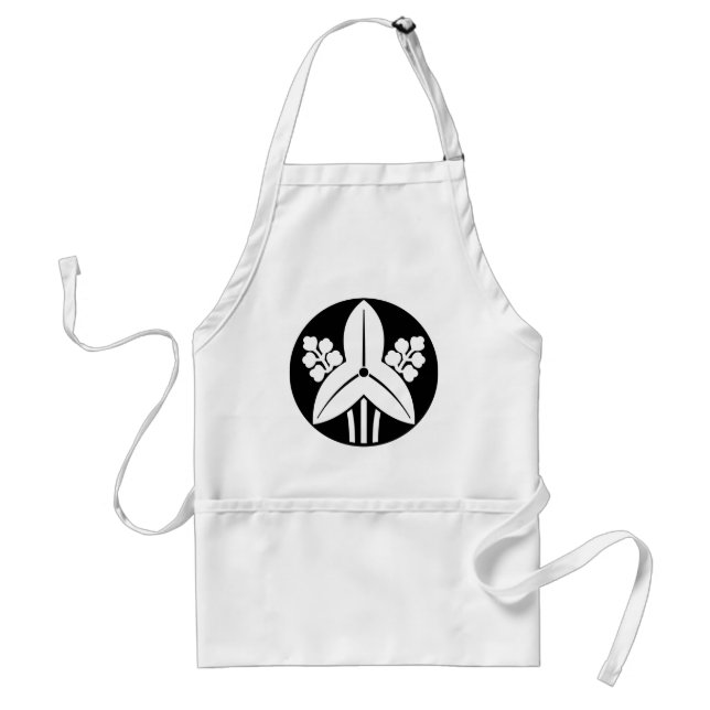 Standing arrowhead in rice cake standard apron (Front)