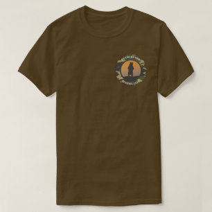 Standing Bear and Camo Round Design T-Shirt