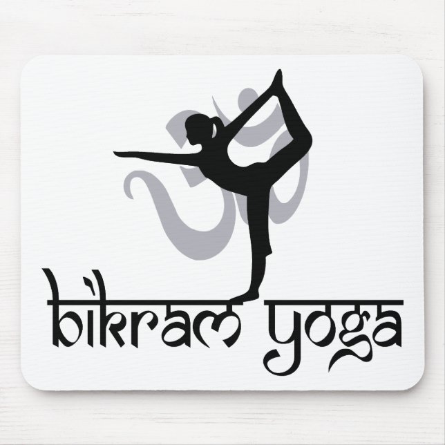Standing Bow Pulling Pose Bikram Yoga Gift Mouse Pad (Front)