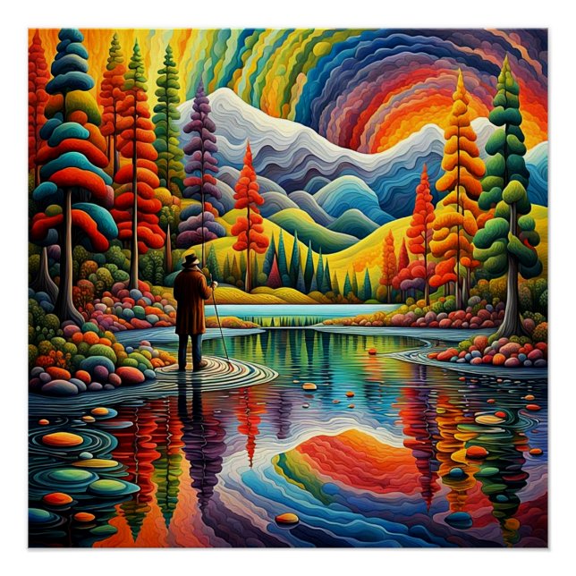 Standing by the lake poster (Front)