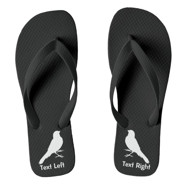 Standing Canary Bird Jandals (Footbed)