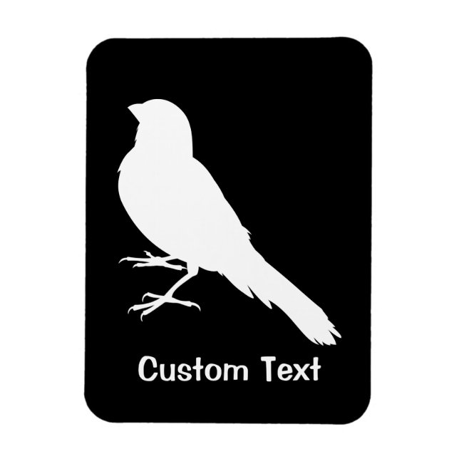 Standing Canary Bird Magnet (Vertical)