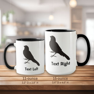 Standing Canary Bird Mug