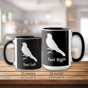 Standing Canary Bird Mug