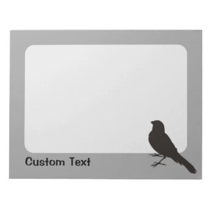 Standing Canary Bird Notepad