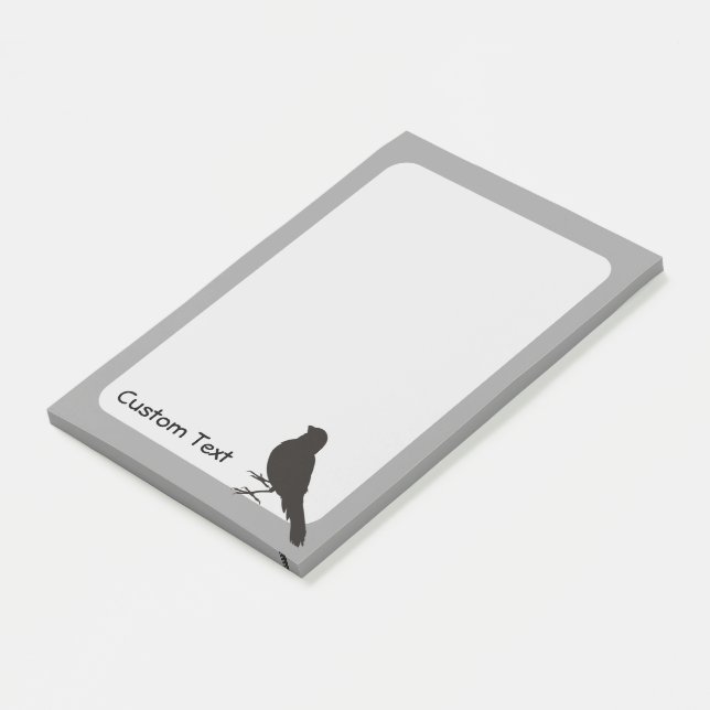 Standing Canary Bird Post-it Notes (Angled)