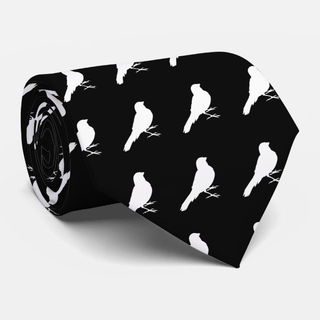 Standing Canary Bird Tie (Rolled)