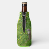 Standing European Otter Bottle Cooler (Bottle Back)