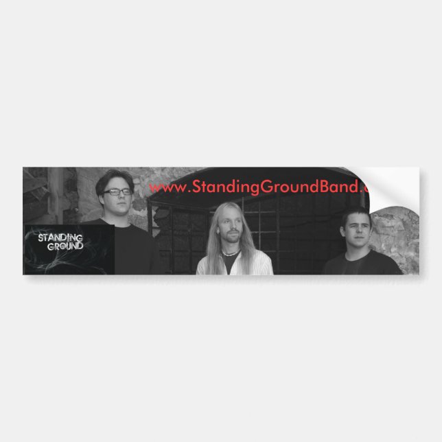 Standing Ground Bumper Sticker (Front)