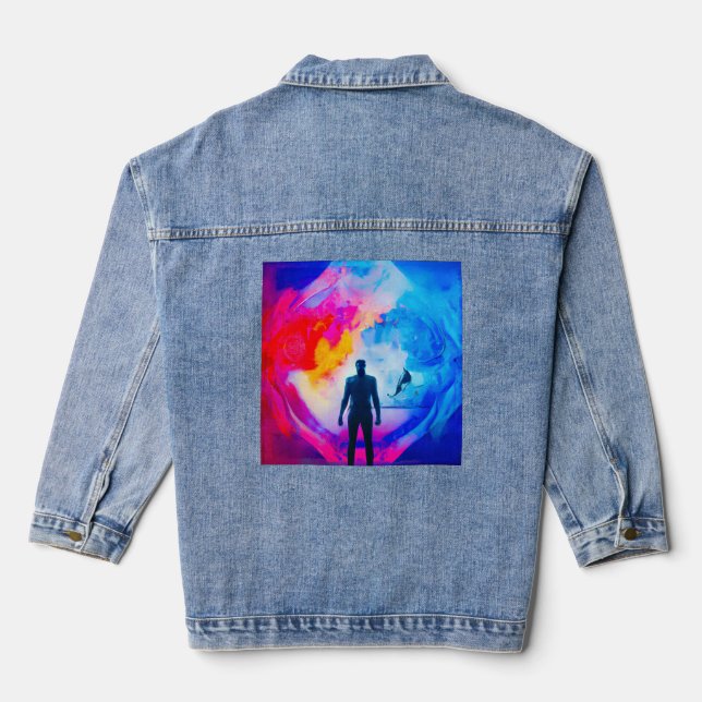 Standing in Colours Denim Jacket (Back)