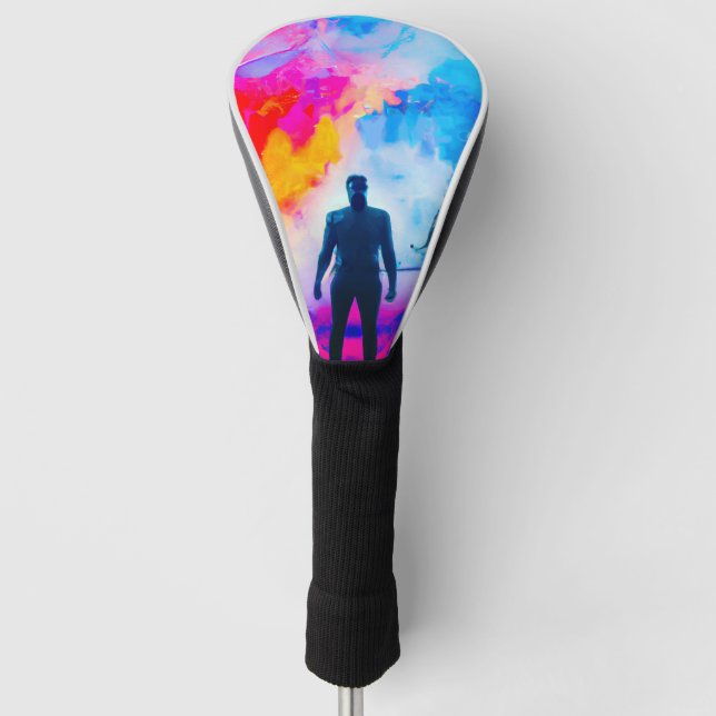 Standing in Colours Golf Head Cover (Front)