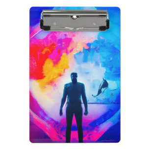 Standing in Colours Mini Clipboard