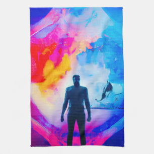 Standing in Colours Tea Towel