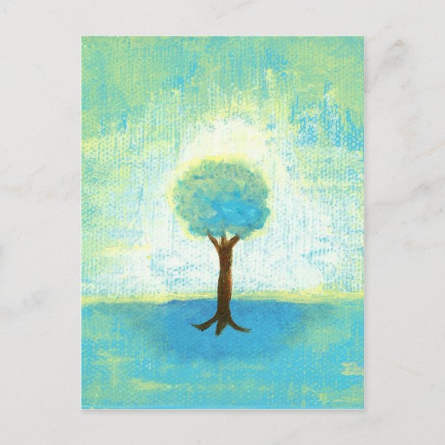 Standing InThe Light From Original Painting Postcard (Front)