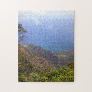 Standing near the top of the mountain jigsaw puzzle