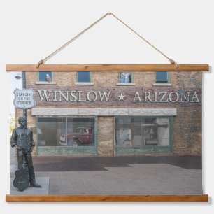 Standing on the Corner Hanging Tapestry