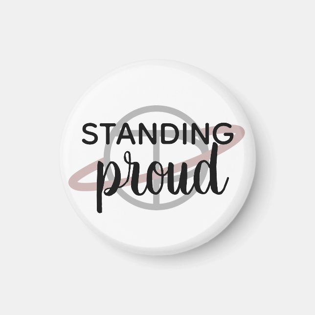 "Standing proud" small magnet (Front)