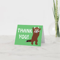 Standing Red Panda Cute