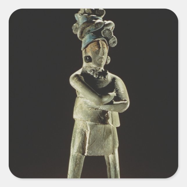 Standing royal figure square sticker (Front)