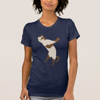 Standing Siamese Cat T Shirt