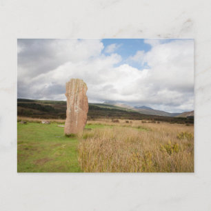 Standing stone Machrie Moor Postcard