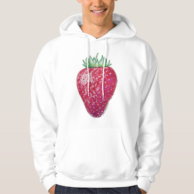 Standing Strawberry Hoodie (Front)