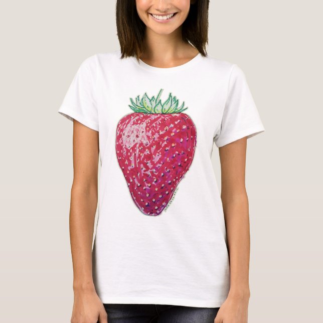 Standing Strawberry T-Shirt (Front)