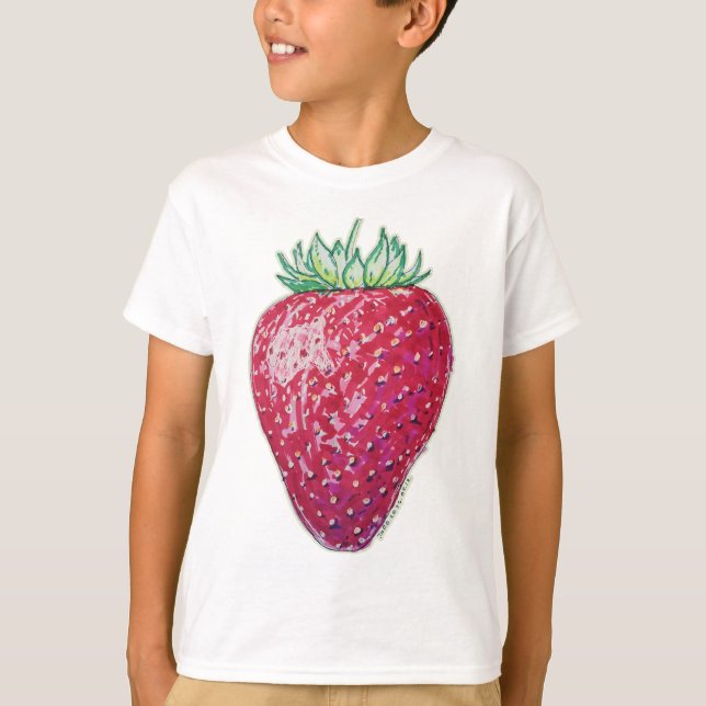 Standing Strawberry T-Shirt (Front)