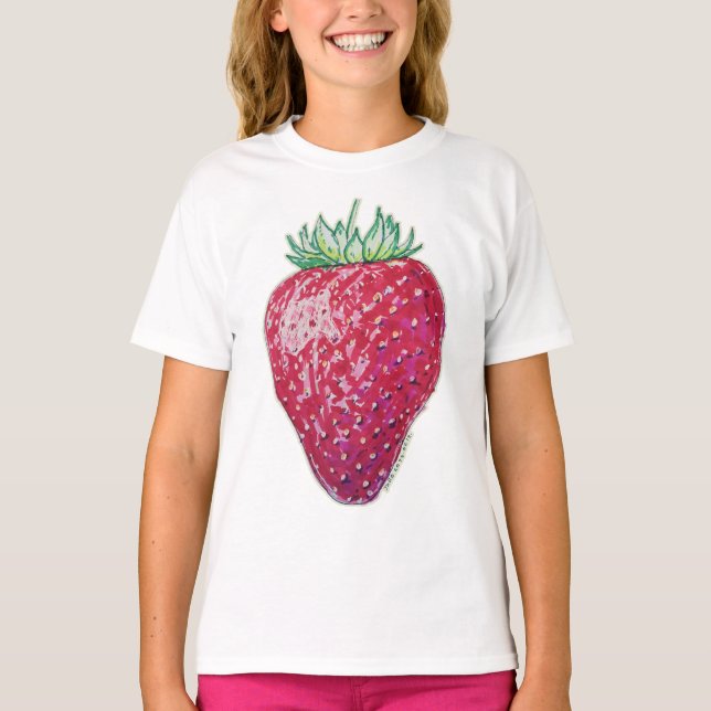 Standing Strawberry T-Shirt (Front)