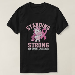standing strong for cancer awareness tshirt design