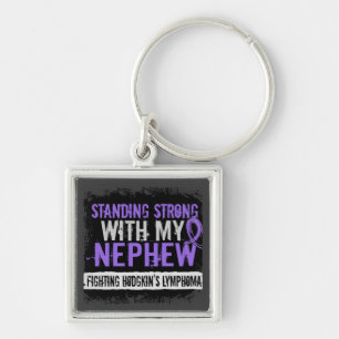 Standing Strong Nephew Hodgkins Lymphoma Key Ring