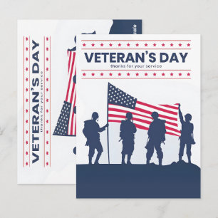 Standing United This Veterans Day 2025 Postcard