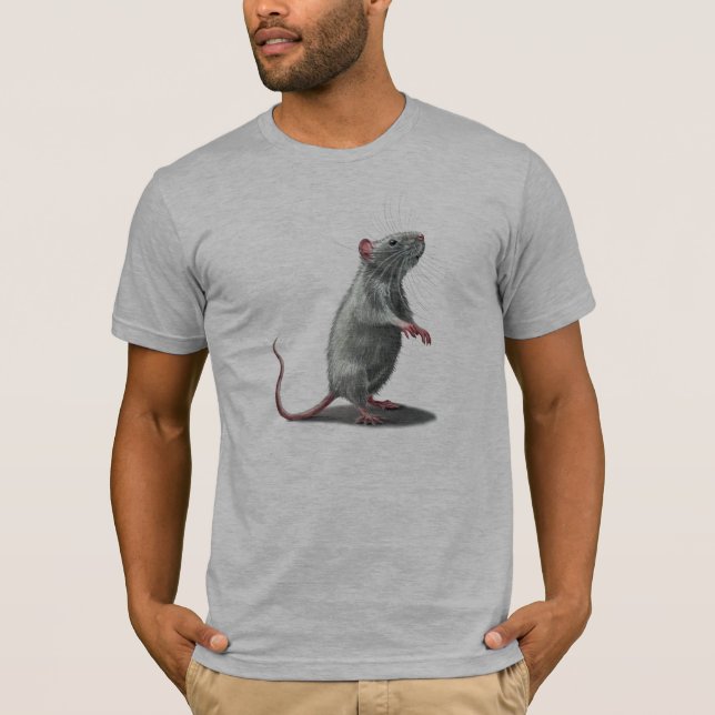 Standing up rat on t-shirt (Front)
