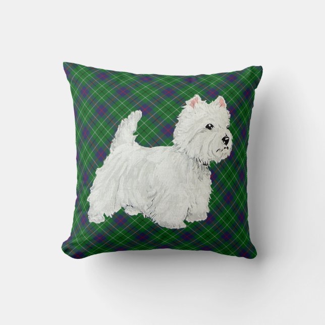Standing Westie Cushion (Front)