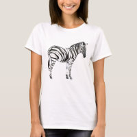 Standing Zebra