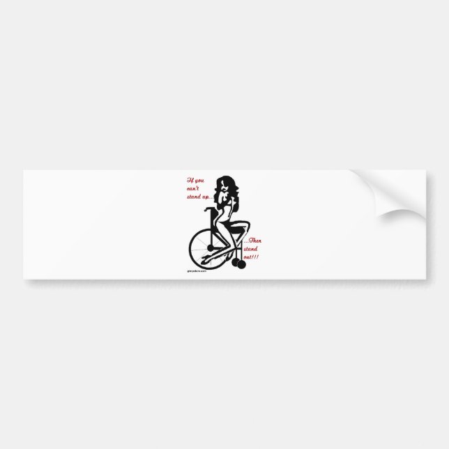 standout bumper sticker (Front)