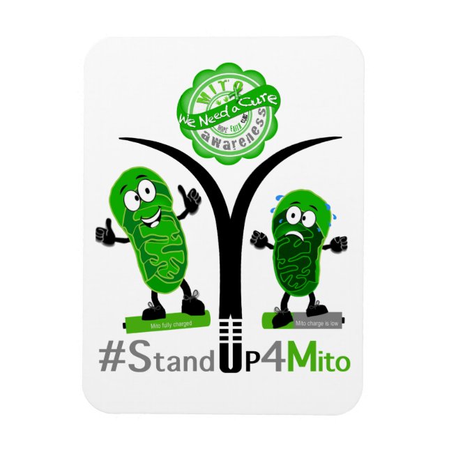 #StandUp4Mito Magnet (Vertical)