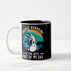 Standup Paddleboarding Paddleboard Surfing Water S Two-Tone Coffee Mug