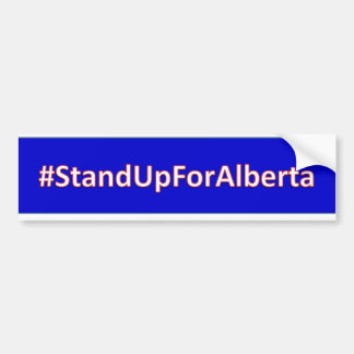 #StandUpForAlberta Bumper Sticker